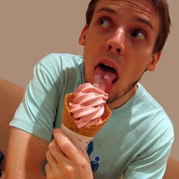 Andy Fossett 13 Andy with ice cream cone