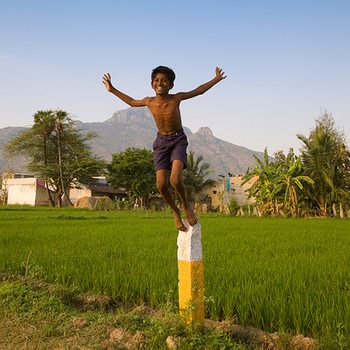 Find and Fix Your Weakest Link to Kickstart Progress 4 Young boy jumping from a pedestal