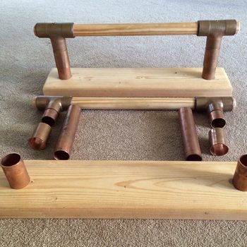 How to Build Your Own Parallettes (And the Best Options Money Can Buy) 3 Wood and Copper Parallettes