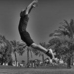 Broad Jump in Air