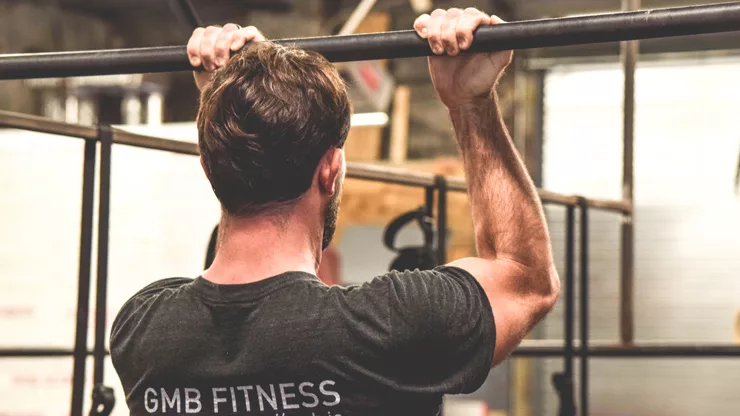pull-ups on a bar