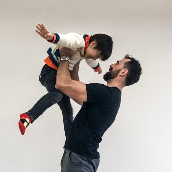 Training All Damn Day: How Much Should You Be Working Out? 8 Spending quality time with family Ryan and son
