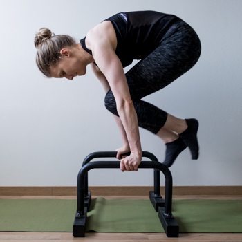 Step-by-Step Bodyweight Progressions Got You Stuck? How to Improve Your Skills With Less Frustration 6 l-sit to tuck on parallettes
