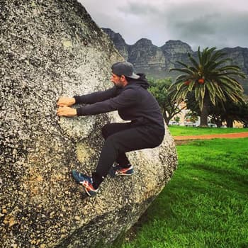 Ryan Climbing Outside Photo