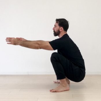 Ryan perfecting his squat skill