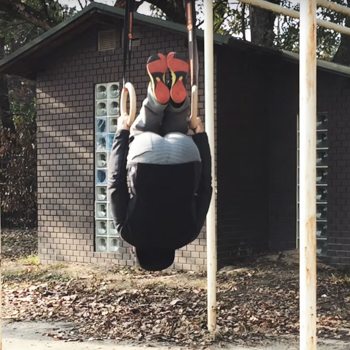 German Hang Tutorial: Use Gymnastic Rings to Improve Shoulder Mobility 5 german hang jump upside down technique
