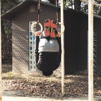 German Hang Tutorial: Use Gymnastic Rings to Improve Shoulder Mobility 7 german hang upside down technique