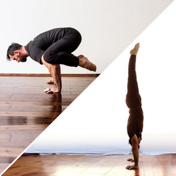 The handstand is more complex than crow pose