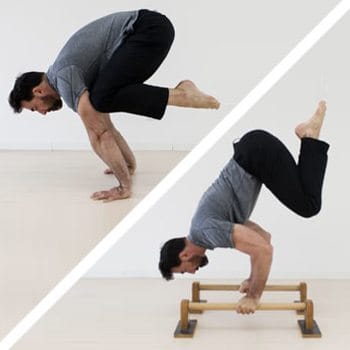 GMB vs Yoga: Comparing Practice, Process, and Purpose 3 Ryan Hurst shows the bent arm stand