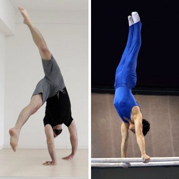 Active Recovery: Your Guide To Moving Better With Less Pain 4 comparing a cartwheel with proper handstand technique