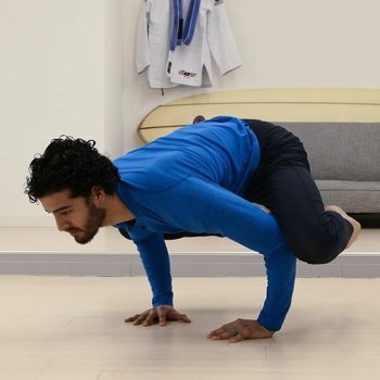 Crow Pose Exercise Photo