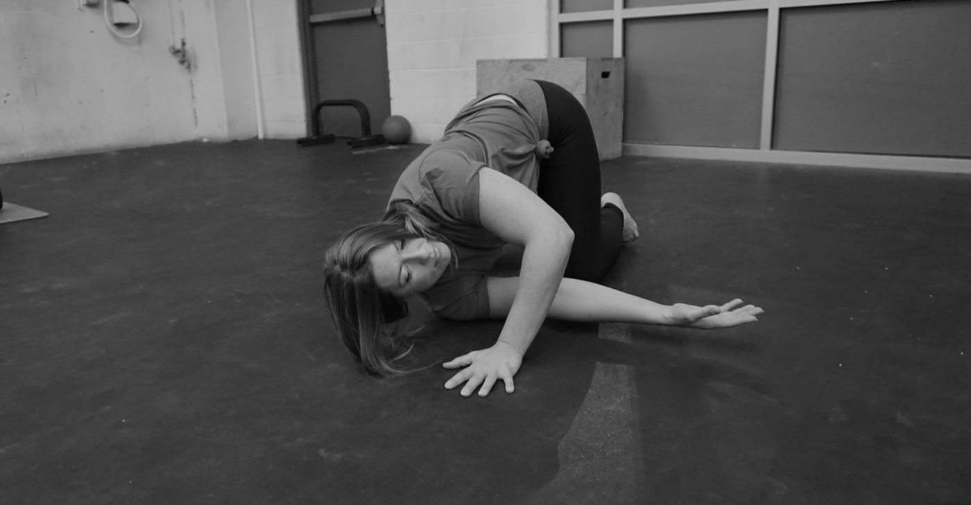 Shoulder stretch across chest