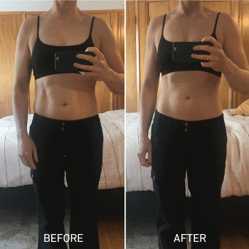 3 Ways to Know You're Actually Getting Stronger with Bodyweight Exercises 6 before and after picture shows physique