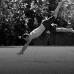 Ryan doing a jump roll tumble