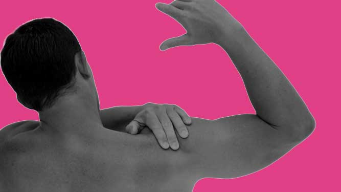 An injured shoulder