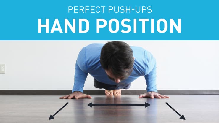 Push-up hand position