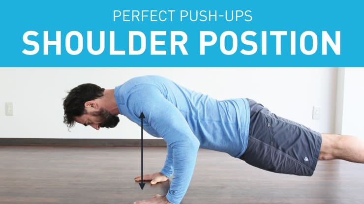 push-up shoulder position