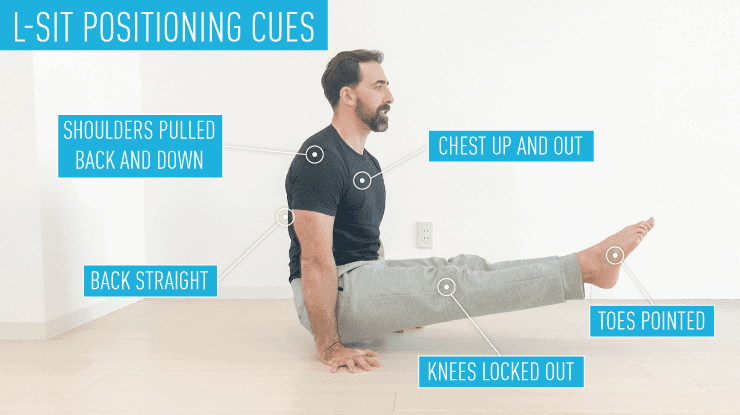 L-Sit Hold Progression: 6 Steps to Rock Solid Core Stability 4 l-sit positioning cues