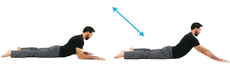 Back stretches - Prone Extension