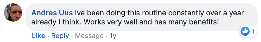 GMB hip mobility routine testimonial