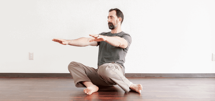 ryan doing 90-90 hip movement