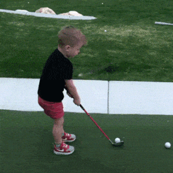 How to Develop the Athleticism You Need for the Activities You Love 1 kid playing mini-golf poorly