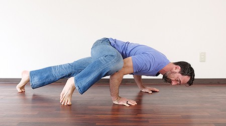 Ryan demonstrating a functional movement with high mobility