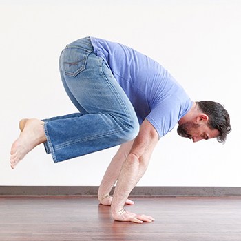 Ryan practicing the Frogger from Elements