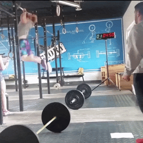 Kipping pull-ups gone way wrong don't kip