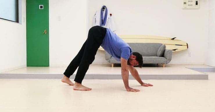 Ryan doing the Bear crawl