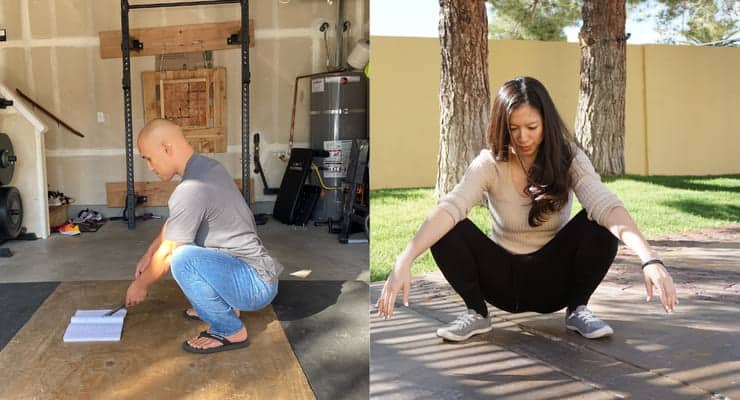 Should Your Knees Go Past Your Toes When Squatting? 1 deep asian squats