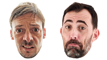 How to Play with Yourself 1 Tiny Ryan and Andy heads