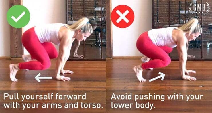 frogger exercise cue