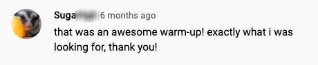 Mobility Boost Offer 5 Testimonial for the GMB 15-Minute Mobility Boost