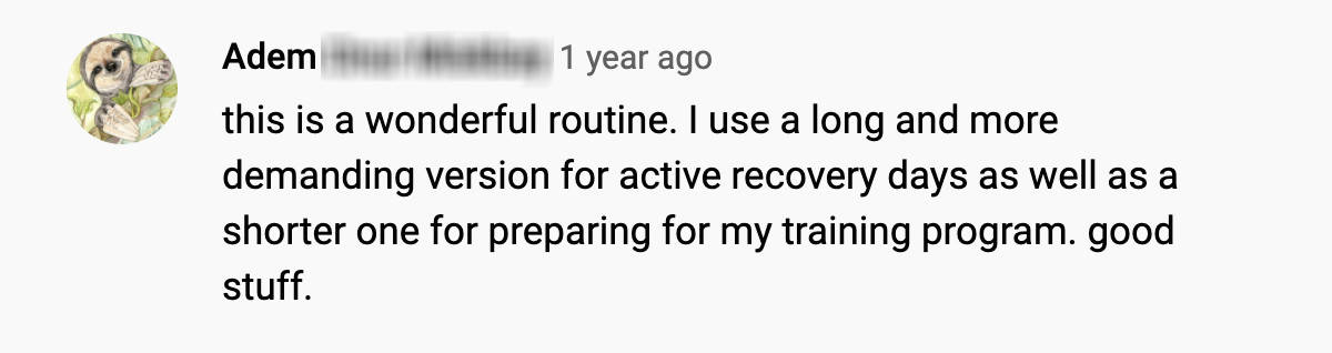 Bodyweight Reboot 3 Testimonial for GMB locomotion routine