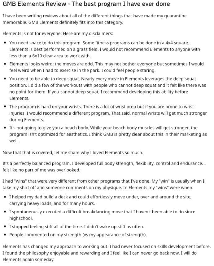 Reviews 3 elements best program ive ever done