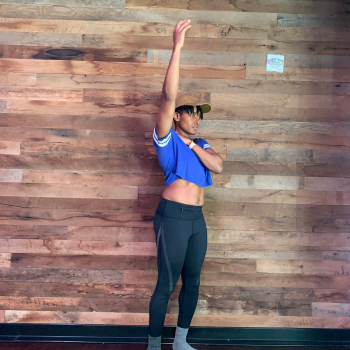 Pinching in shoulder when reaching overhead