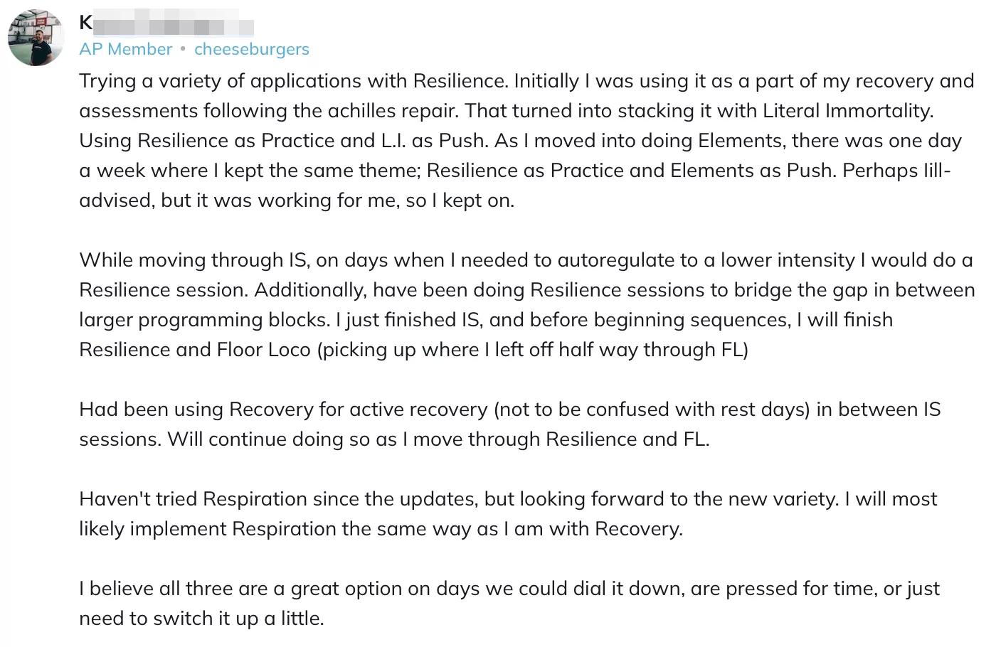 Regulator 5 Monosnap How do you use the Regulator programs Respiration Recovery and Resilience Whats been most effective for working them into… 2023 08 22 16 48 17 jpg