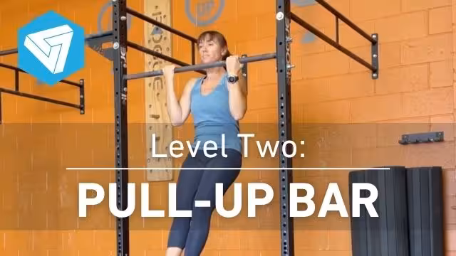 The second level of Integral Strength uses a pull-up bar