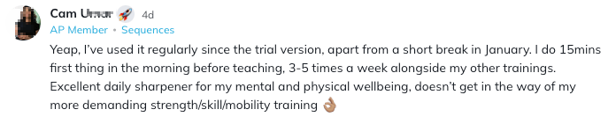 Triple Shot Conditioning 4 tsc2