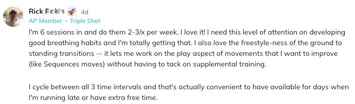 Triple Shot Conditioning 8 tsc6